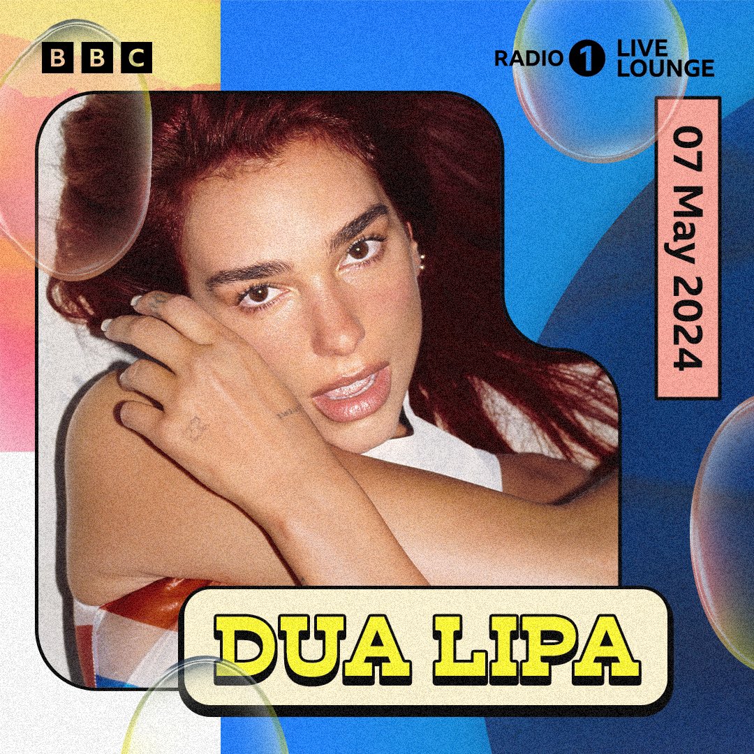 ✨ DUA LIPA LIVE LOUNGE SPECIAL✨ @DUALIPA is returning for a very special #livelounge, performing 5 tracks which include new music, a dua classic and a stunning cover🫶

listen live and on @BBCSounds, 7th may for our dua lipa day special 💕