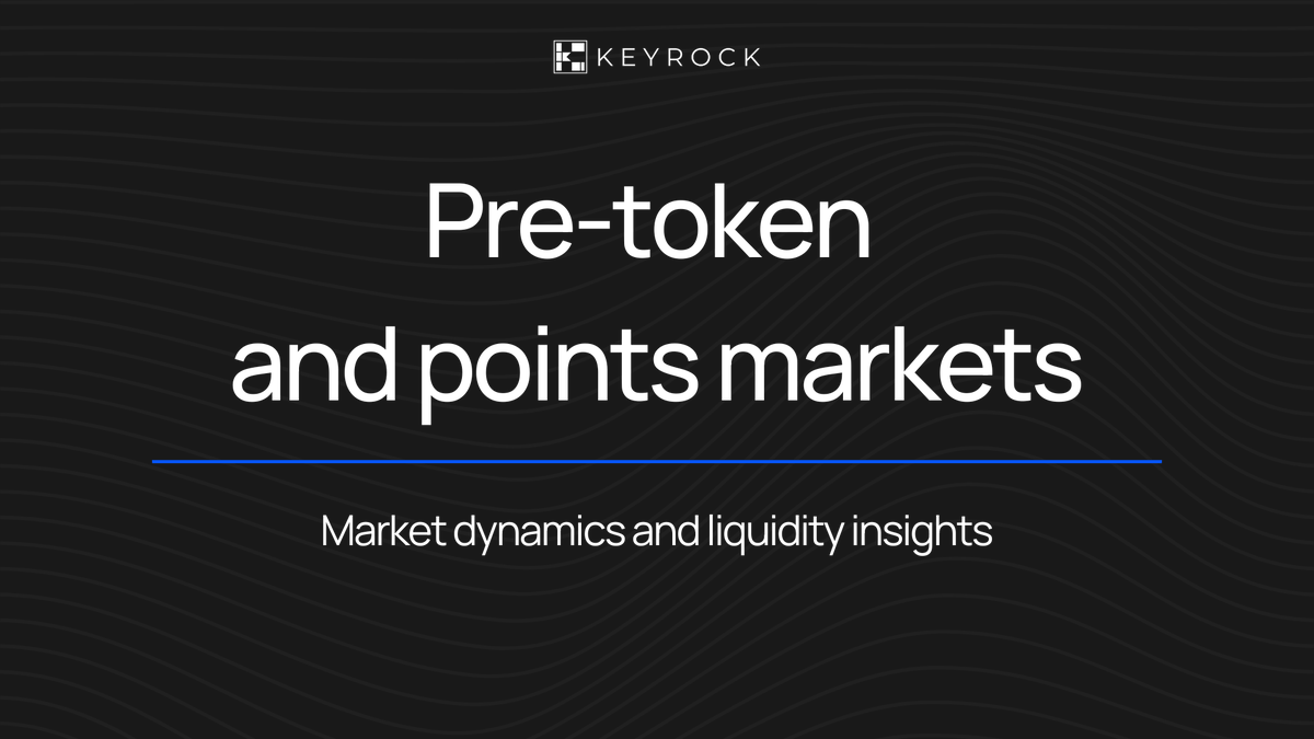 keyrock's tweet photo. 1/ Can markets be efficient before they even exist?

That's what we've been wondering

Here are our findings 👇