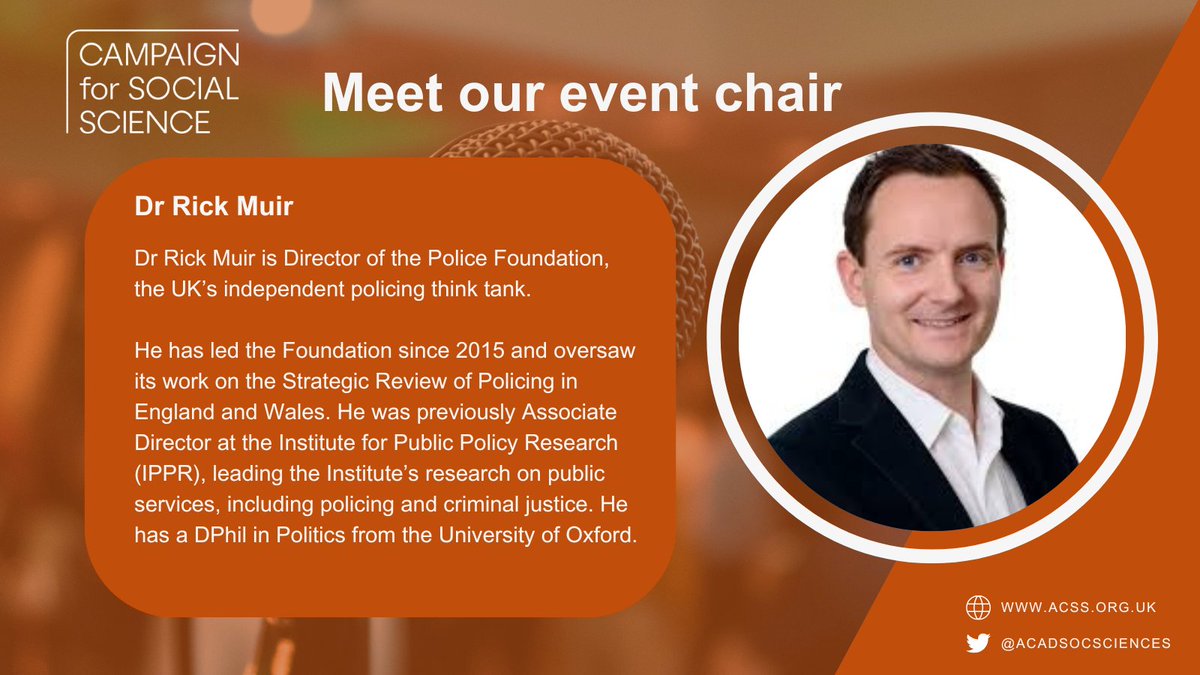 Event announcement📢 @rickmuir1, Director, @the_police_fdn will chair our #Election24 webinar on (re)building trust in the #police. 🗓️ 12 June 2024 ⏰ 1pm-2pm 💻 Online Register now ➡️ us06web.zoom.us/webinar/regist…