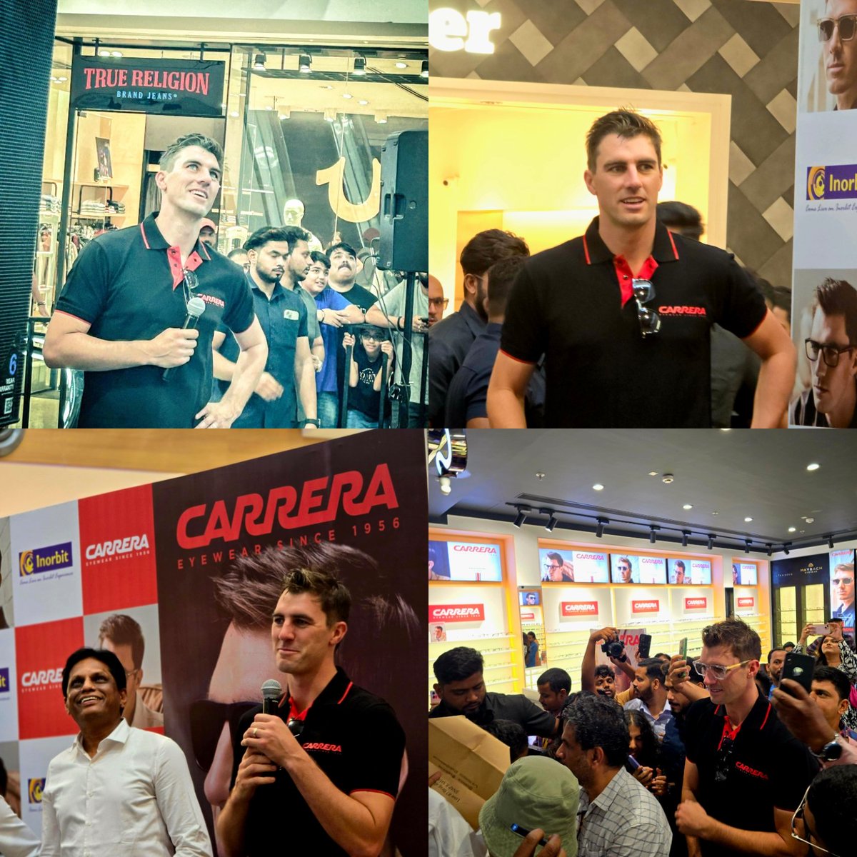 Captain Pat Cummins at Inorbit Mall For a promotional Event!