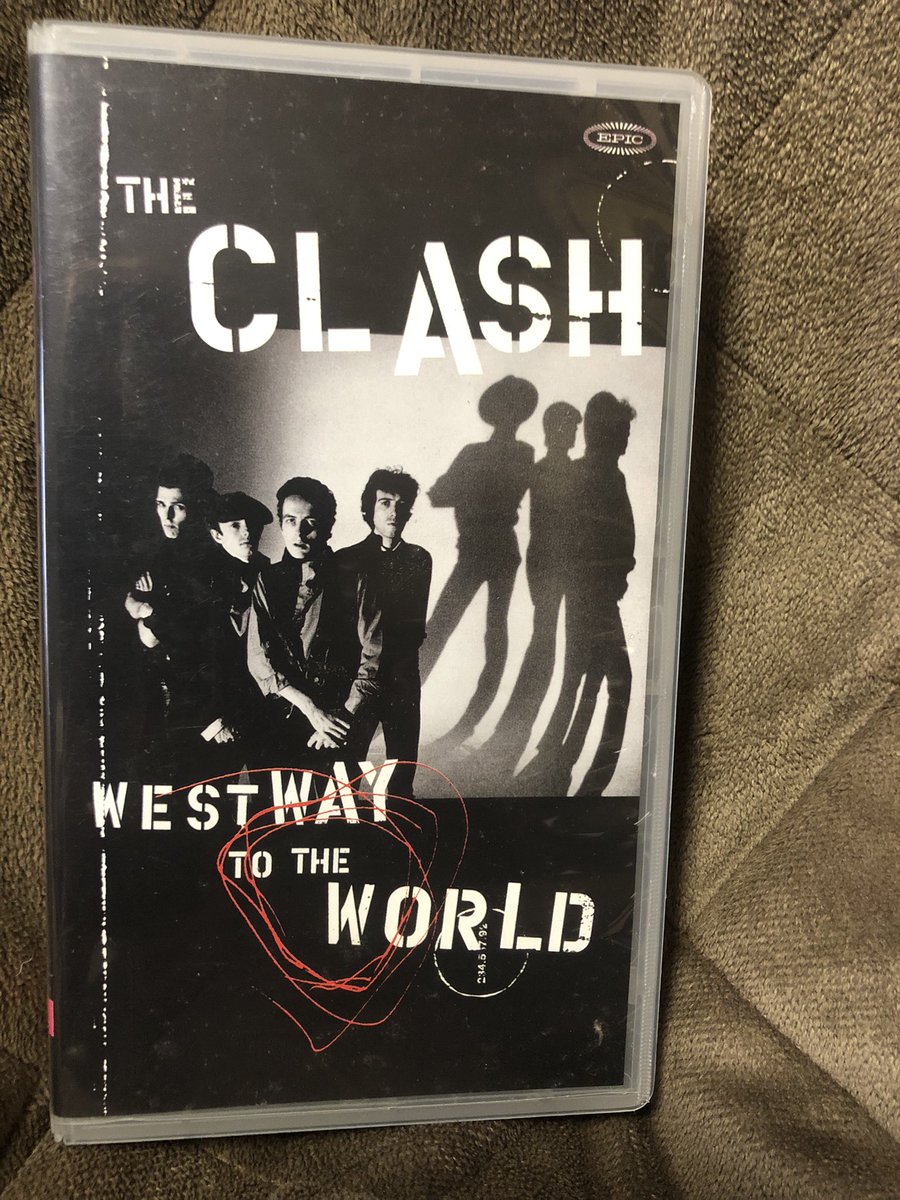 THE CLASH
WESTWAY TO THE WORLD
これもビデオテープ📼ね‼️
これも散々観たな
また観てえなぁ…
でもビデオデッキがね😭（パート2）

＃ザ・クラッシュ