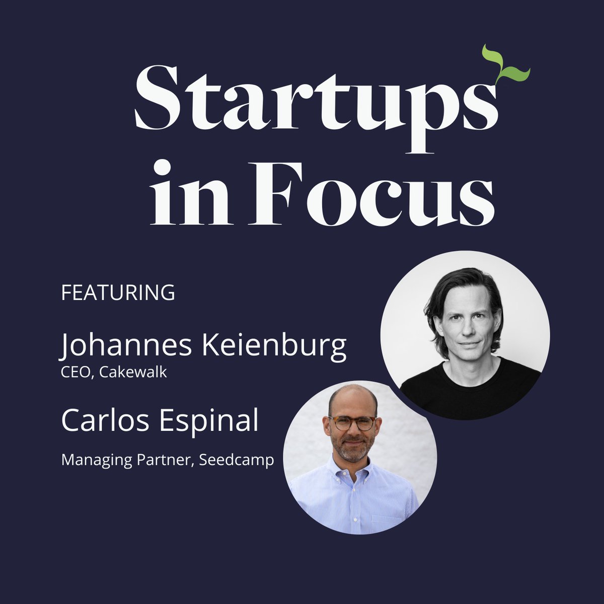 🎙️ In the 1st episode of the newly launched 'Startups in Focus' series, our Managing Partner @cee chats with Johannes Keienburg, co-founder and CEO of Cakewalk about the evolution and future of access control.

Tune in! 🎧
sdca.mp/TMIK_AccessCon…