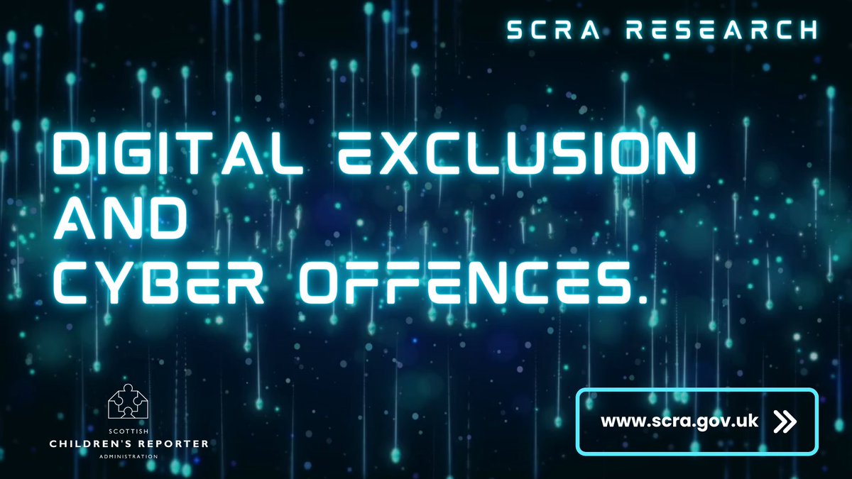 In case you missed it! Check out our recent research reports #DigitalExclusion and #CyberOffences. Visit the Resources section of our website to find out more ➡️ bit.ly/Research-SCRA