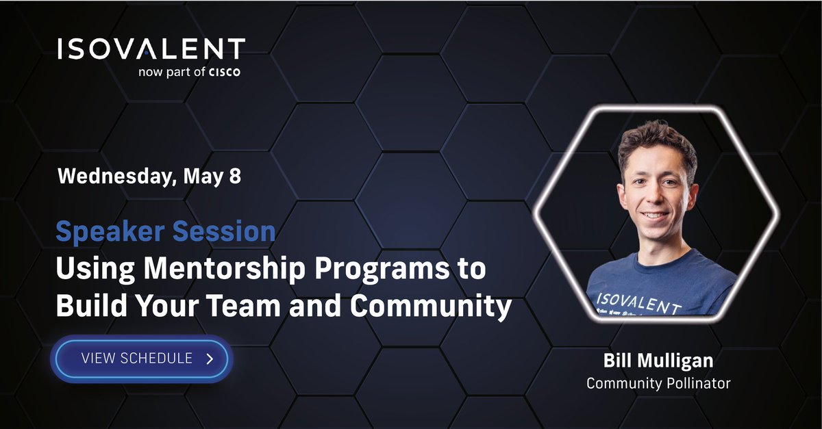 🗓️ Join us at #DevOpsDays Berlin on May 8th and catch @breakawaybilly's presentation, 'Leveraging Mentorship Programs to Foster Team Growth and Community Engagement.' Don't miss out—explore further details here: isovalent.site/3QoFZ6b