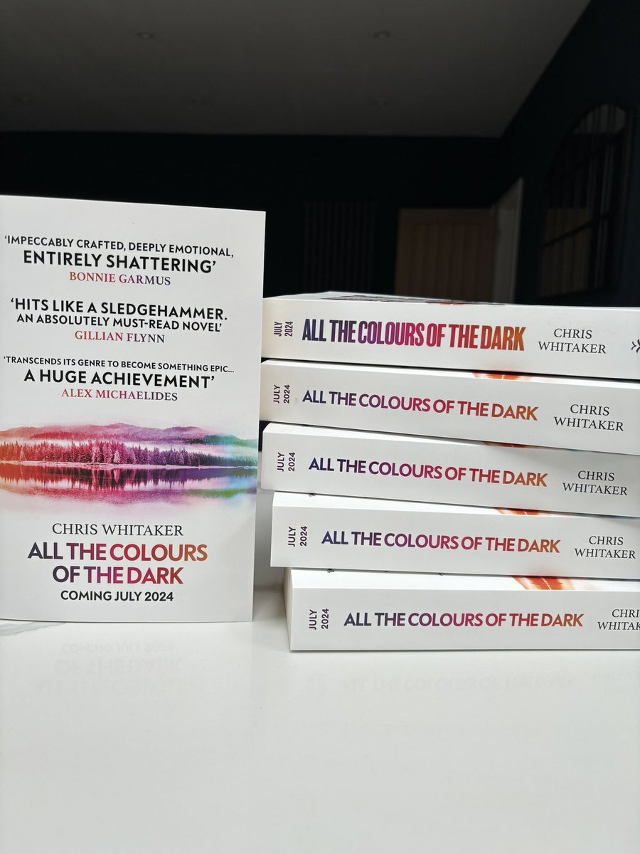 Here we go! I have one signed limited edition proof of my new book All The Colours Of The Dark up for grabs! FOLLOW & RETWEET and my lovely daughter will choose a winner on Friday! #win #Competition #giveaway #free @orionbooks