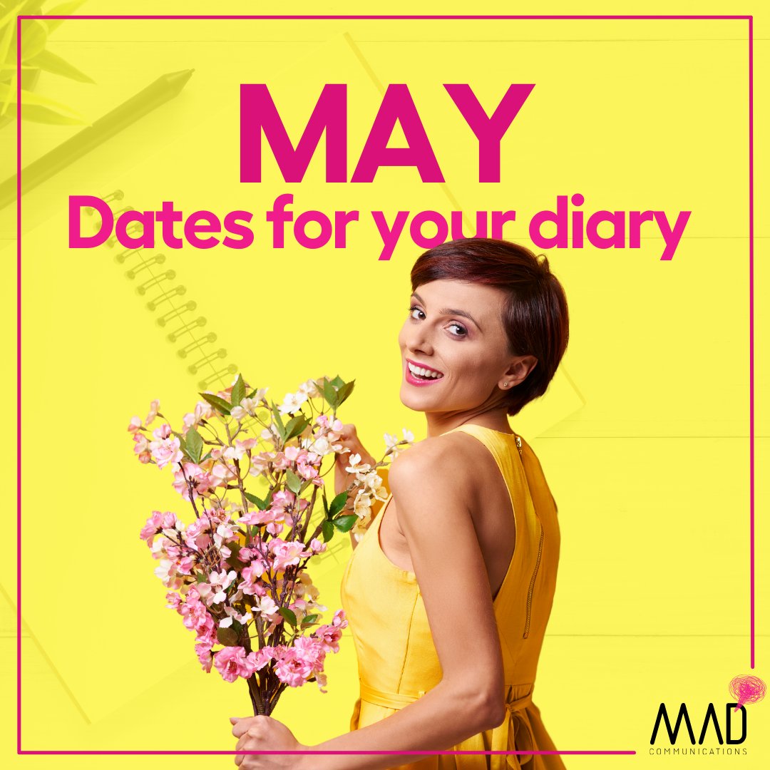 MAD_Comms's tweet image. From Star Wars Day to National Rescue Dog Day, May is packed with exciting dates for your diary🌷

Read our latest blog to discover all the key marketing dates in May🗓️
 mad-communications.co.uk/blog/may-marke…

Have we missed something? Let us know!