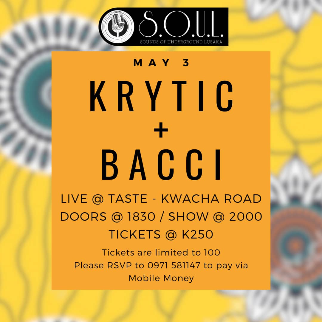 I'll be joining @kryticworldwide and Bacci on stage this Friday night. Details for tickets are in the poster. Let's link up and have some fun with some dope music.