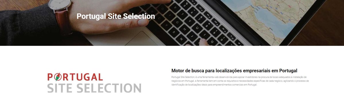 O Portugal Site Selection, é uma ferramenta web desenvolvida para apoiar investidores na procura de locais adequados à instalação de negócios em Portugal. #siteselection #localizaçõesempresaiais #municipios #divulgaçãonacional #ALES Saiba mais portugalsiteselection.pt