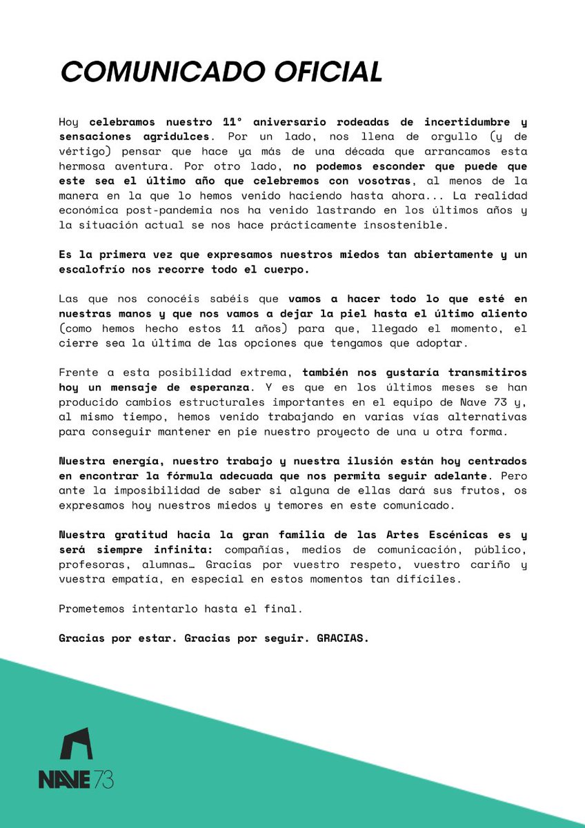 En el día de nuestro 11º aniversario os queremos compartir un mensaje muy importante. 🫂