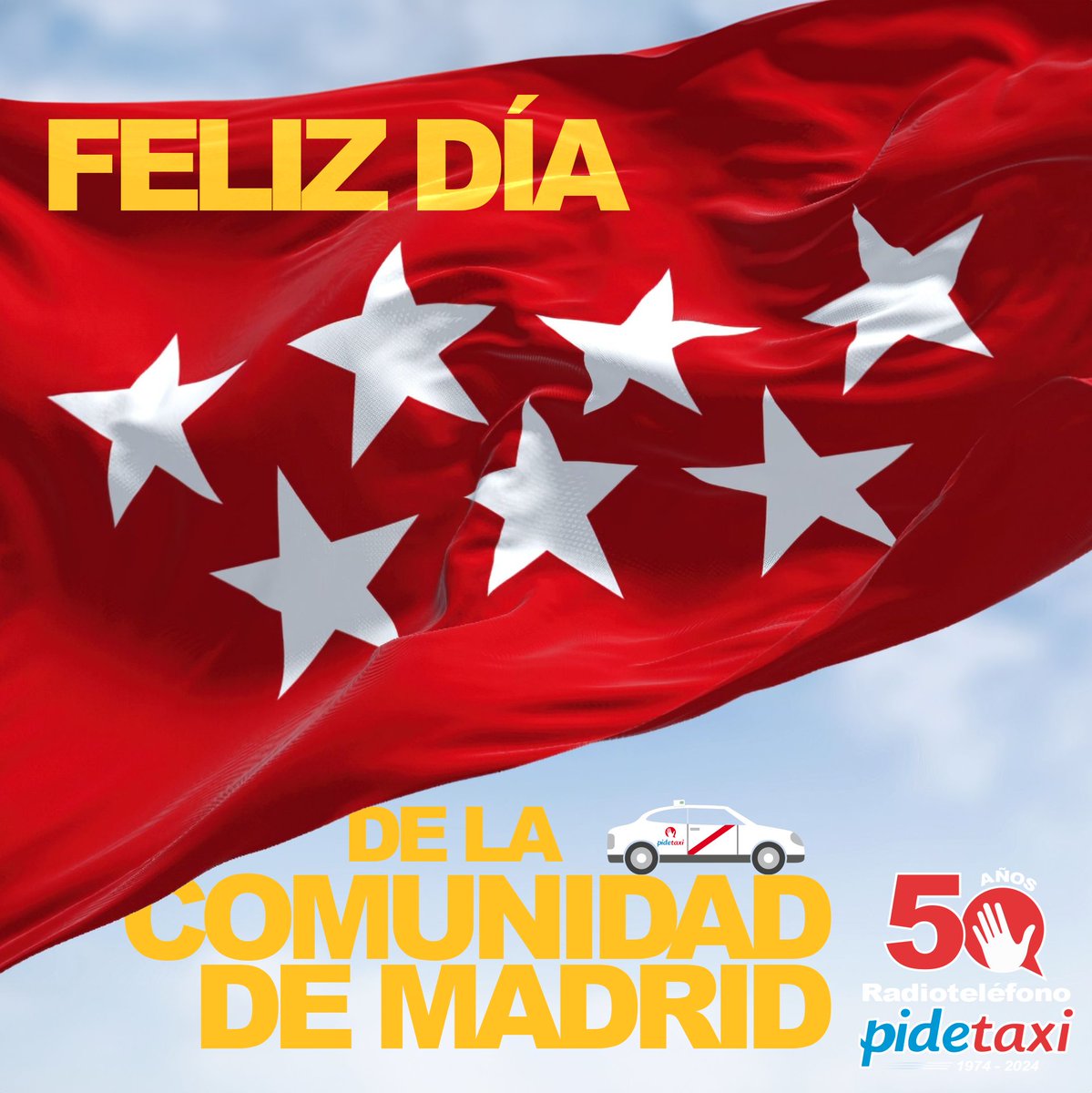 ¡Feliz 2 de mayo!🌹👯 #dosdemayo #mayo #taxi #radioteléfonotaxi #taximadrid