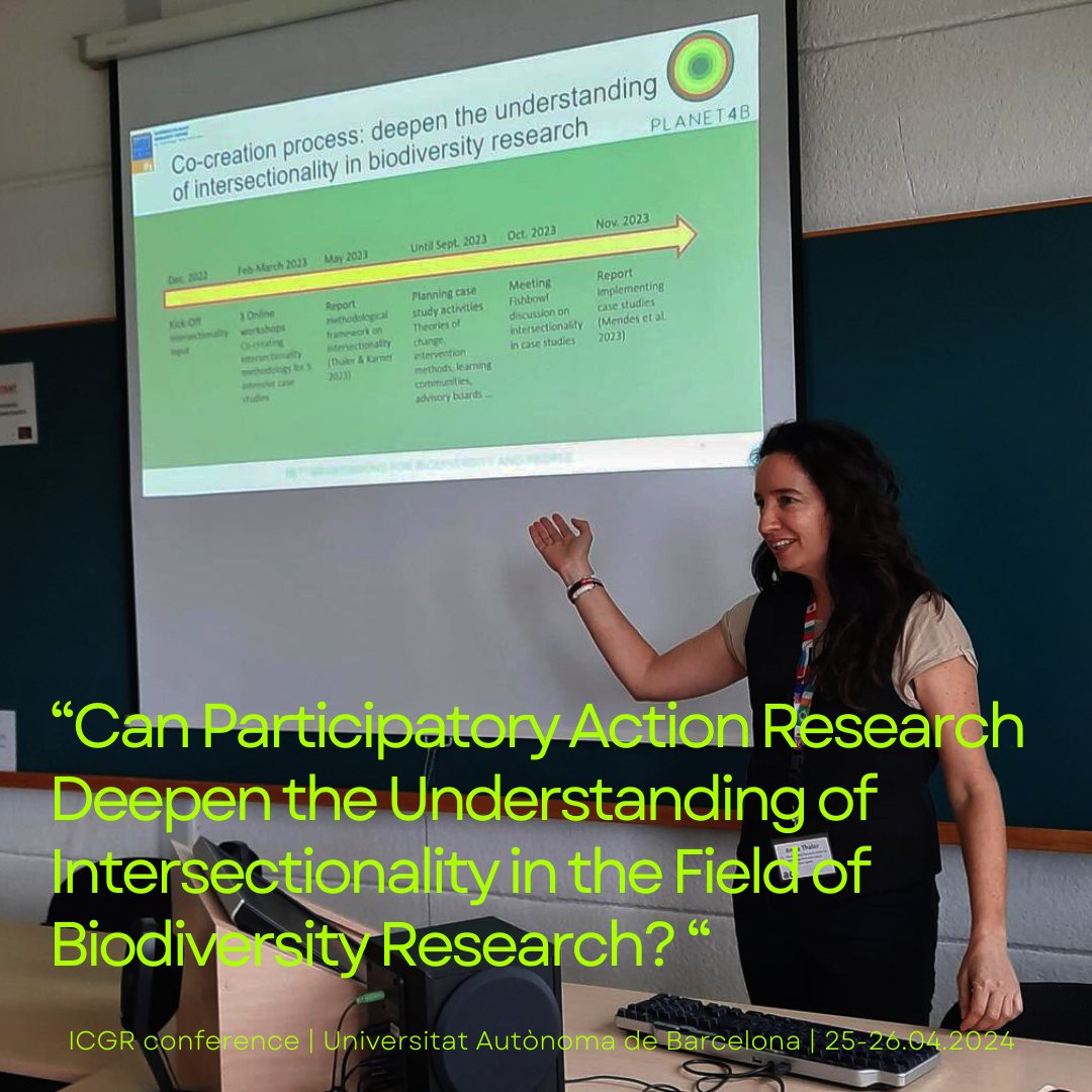 🌍Researchers from @IFZ_Graz presented at the 7th ICGR conference: the very interlinkage of social inequalities in #biodiversity studies were discussed. Read the paper here: 👉 bit.ly/3JFYYFO #PLANET4B #BehaviourChange #betterdecisions #intersectionality #foodjustice