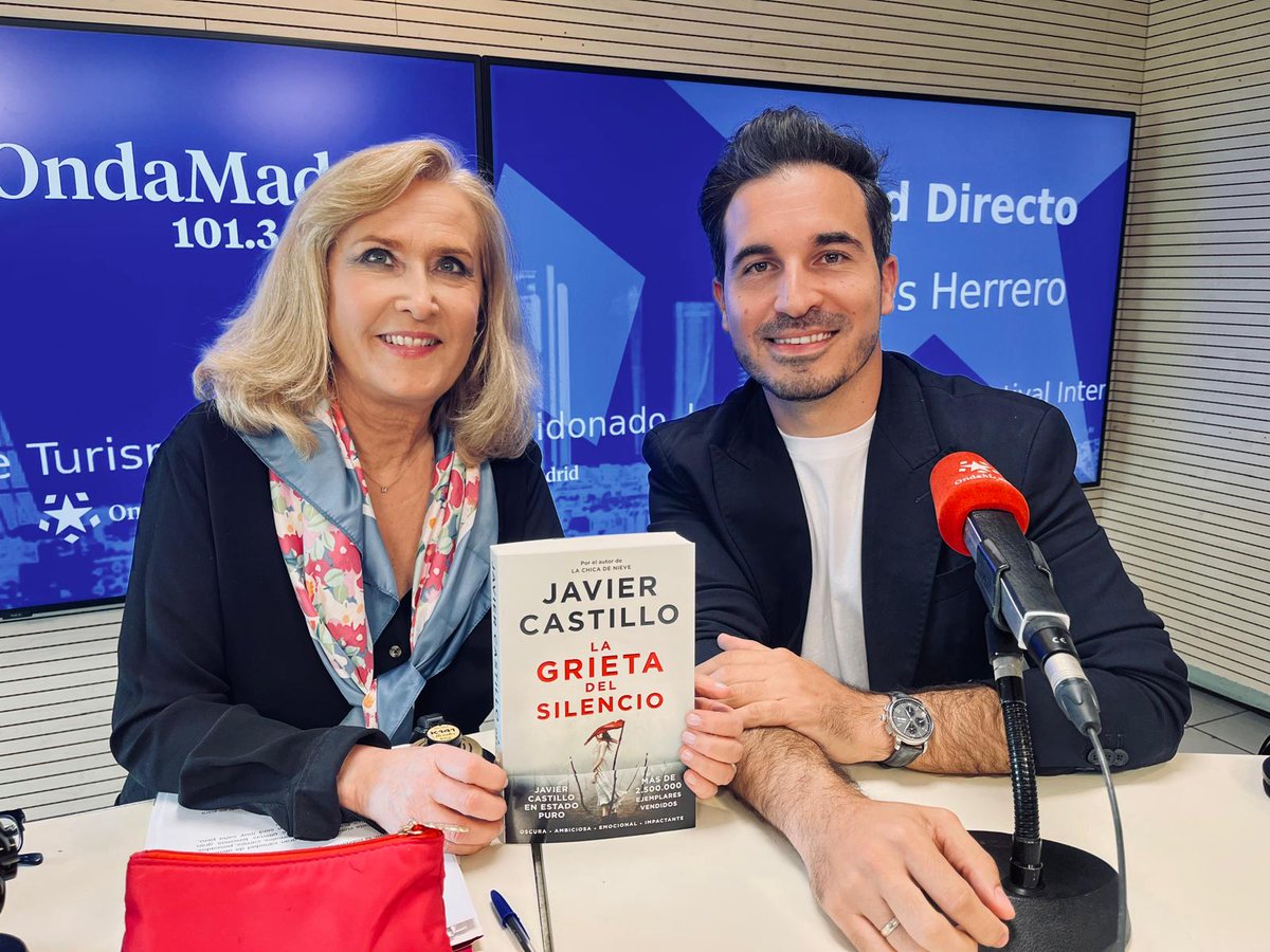 ▶️@ondamadrid 📻101.3-106 FM ⏰17: 15h 👉Entrevista a @JavierCordura ✔️Nos presenta su novela 'La grieta del silencio' @sumadeletras @penguinlibros 🎙️En Vivo @telemadrid telemd.es/ciot