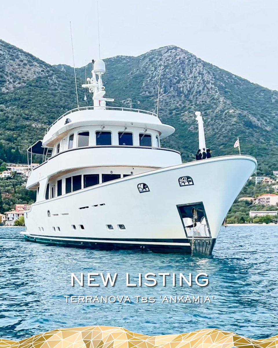 NEW LISTING • FOR SALE • 2007/2020 TERRANOVA T85 'ANKAMIA' • €1,950,000 VAT NOT PAID

If you want to learn more about this yacht, contact us at ck@breezeyachting.swiss.

#TerranovaYachts #YachtforSale #YachtBrokerage #YachtBroker #Yachting #YachtMarket