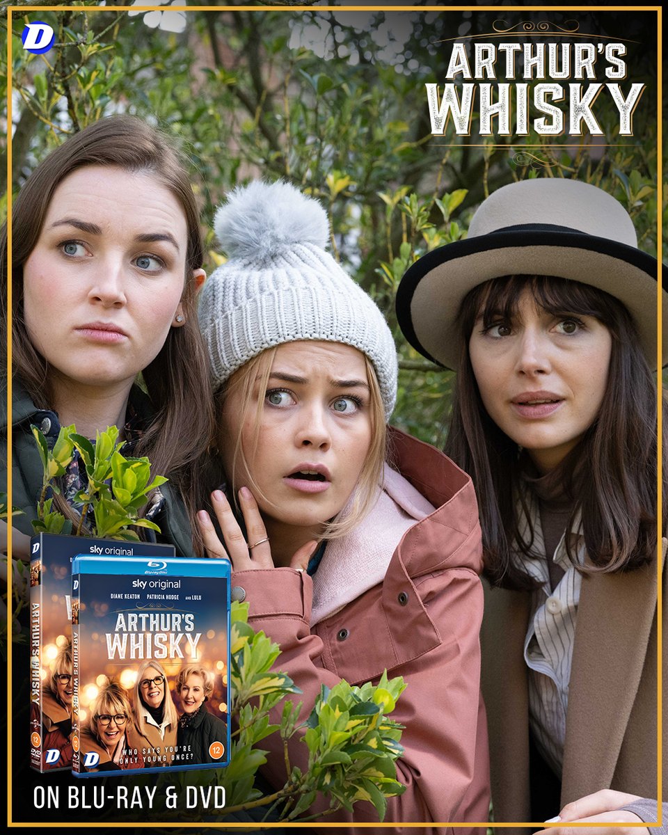 You've never too old to become young! ❤️ Don't miss Diane Keaton, Patricia Hodge & pop sensation Lulu discovering the elixir of youth in the heart-warming comedy, Arthur's Whisky! @lulushouts Own #ArthursWhisky on Blu-ray & DVD 13th May! Pre-order: tinyurl.com/arthurswhisky