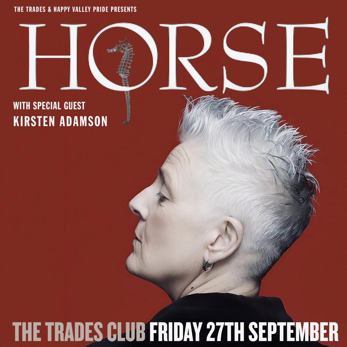New show announcement: @appyvalleypride and the Trades present: iconic singer-songwriter @horsemusic here at @thetradesclub #hebdenbridge with special guest @kadamsonmusic on Fri 27th September. Tickets now on sale HERE >> thetradesclub.com/events/horse6