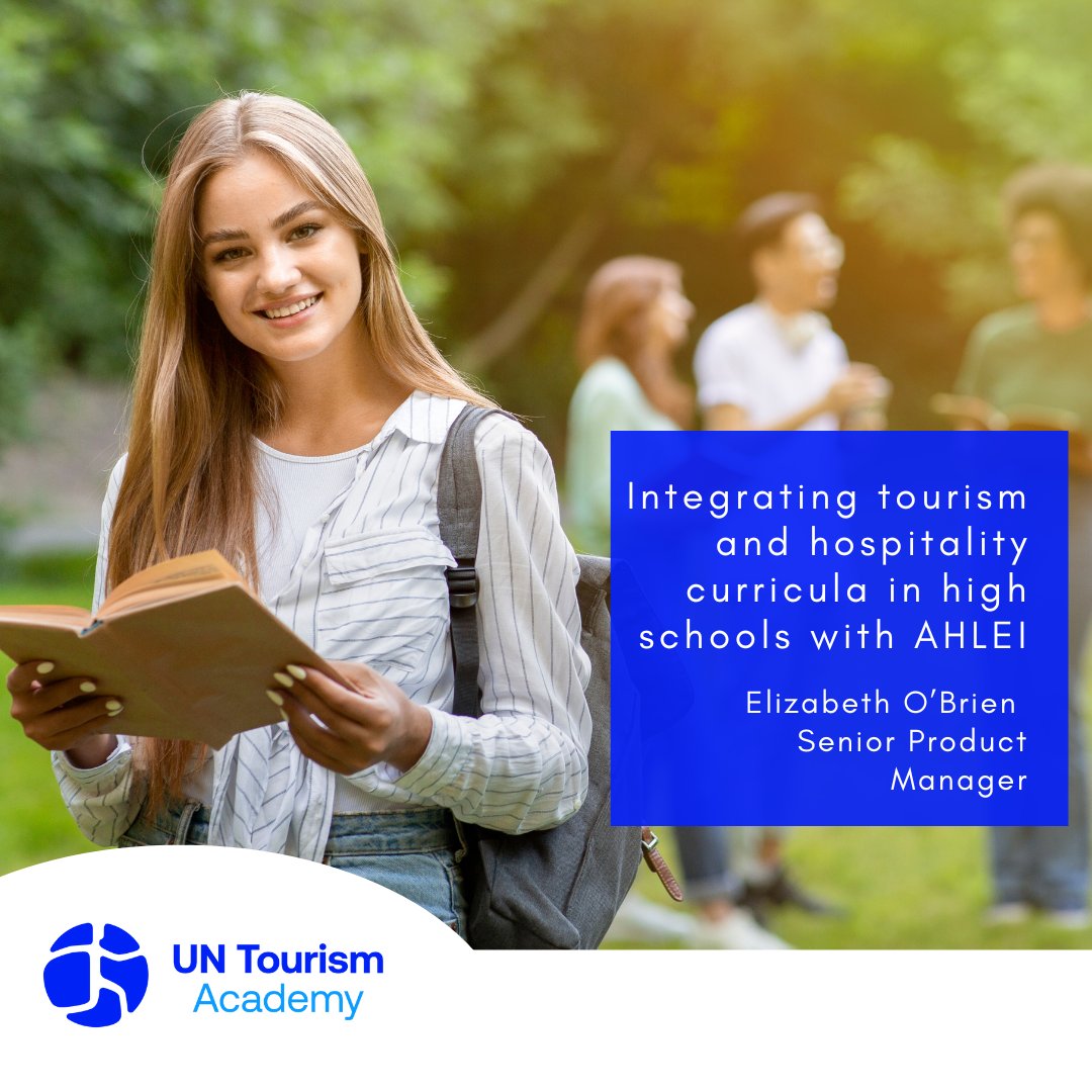 📢 New Blog Post Alert! 🌟 Exciting news for educators and students! 🌟 “Integrating Tourism and Hospitality Curricula in High Schools with AHLEI” is the latest article penned by Elizabeth O’Brien. 📝 🔗 Read the full article here: unwto-tourismacademy.ie.edu/blog📚