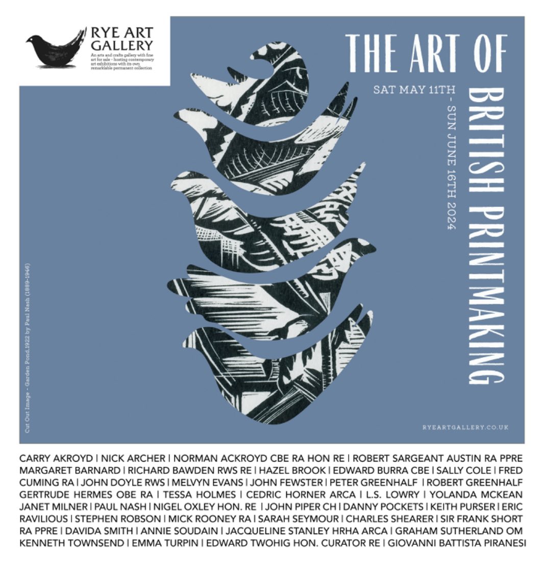 Julianthread's tweet photo. Rye Print Biennial opens 11th of May https://t.co/zRML7qSr6V