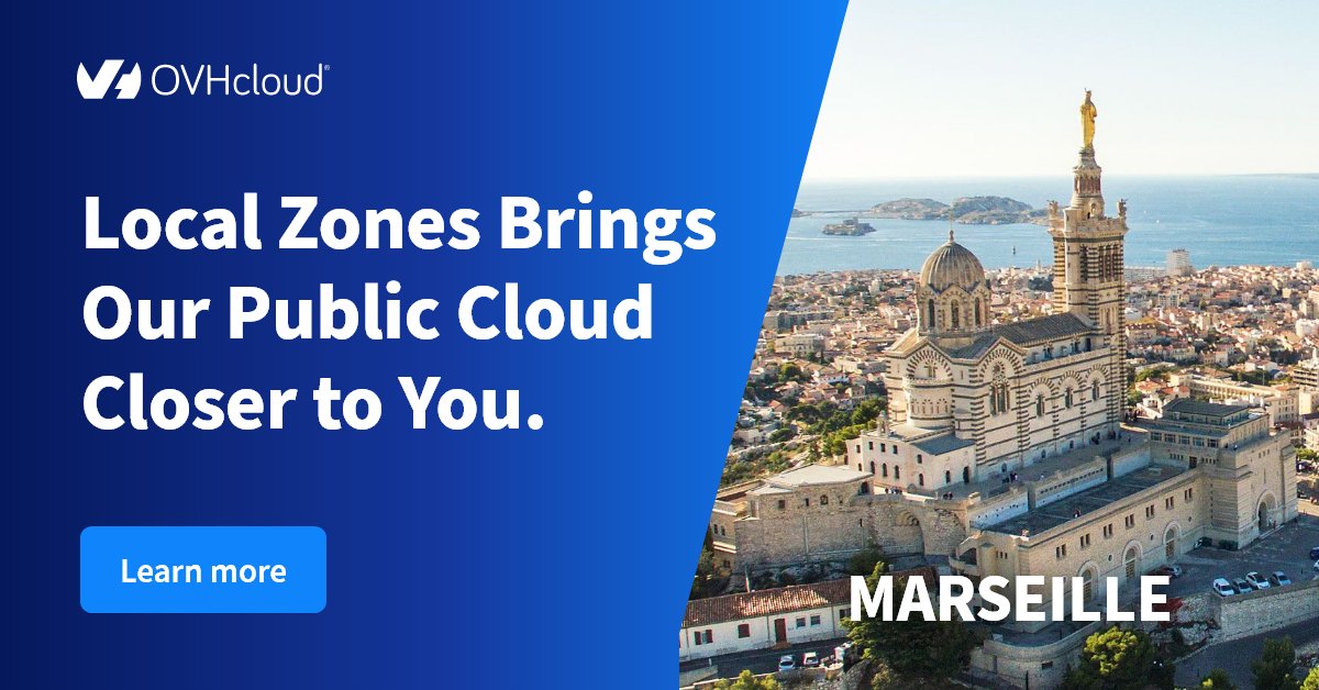 We are proud to announce that our Public Cloud is expanding a little more every day with the opening of our Local Zone in Marseille. 🚢 With Local Zone, think globally, operate locally. Deploy your data where you and your customers care about it, while benefiting from…