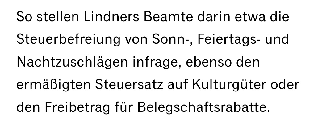 Steuerfreiheit für Überstunden fordern, aber Steuerbefreiung für Sonntage, Feiertage und Nachts abschaffen wollen. Eure FDP. Blablabla, irgendwas mit Lust auf Arbeit