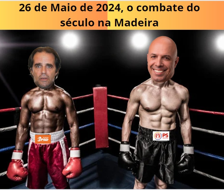 Está para breve aquele que será o combate do século na Madeira, a não perder, dia 26 de Maio.
#madeira #PSD #ps #portugal #eleições2024