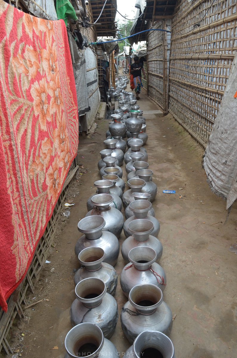 Let's ensure water availability for everyone and everywhere. Please bring their smile as much as you can. 

#waterproblem #rohingyarefugeecamp #documentaryphotography #waterforall #dailyneeds