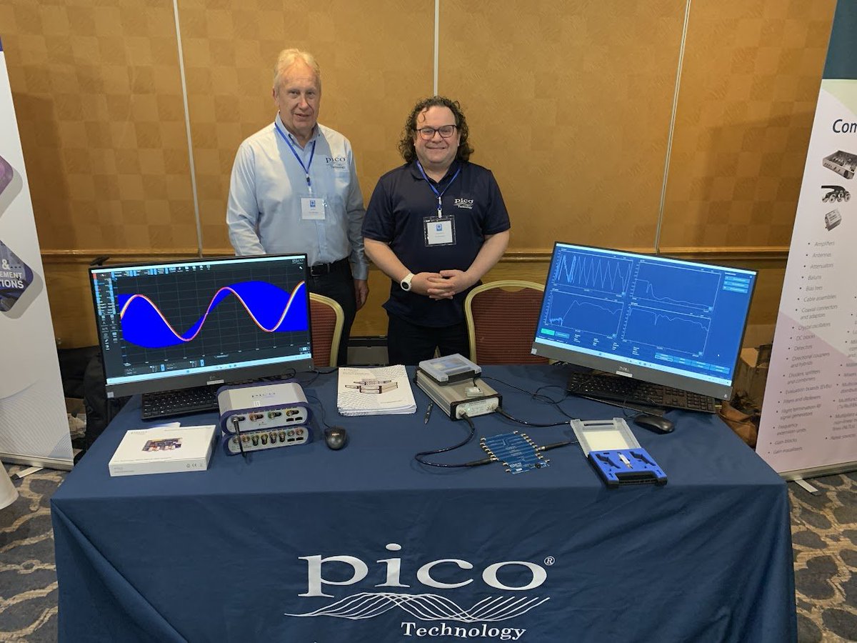 Our RF experts Stuart Murlis and Tim Beck are off to a fantastic start at the ARMMS RF and Microwave Society conference, hosted at the Double Tree by Hilton Oxford Belfry, UK (29th–30th April 2024). 

PicoVNA 5: picotech.com/vector.../pico…

#PicoTechnology #RF #PicoScope