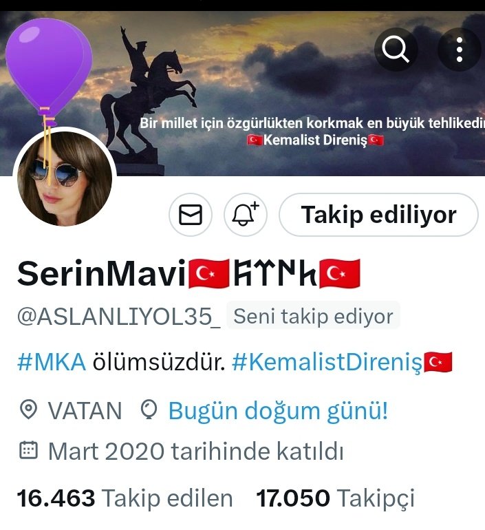 Ailenle ve sevdiklerinle birlikte Sağlıklı huzur dolu bir yaşam diliyorum Nice mutlu yıllara 🎂🥳 @ASLANLIYOL35_