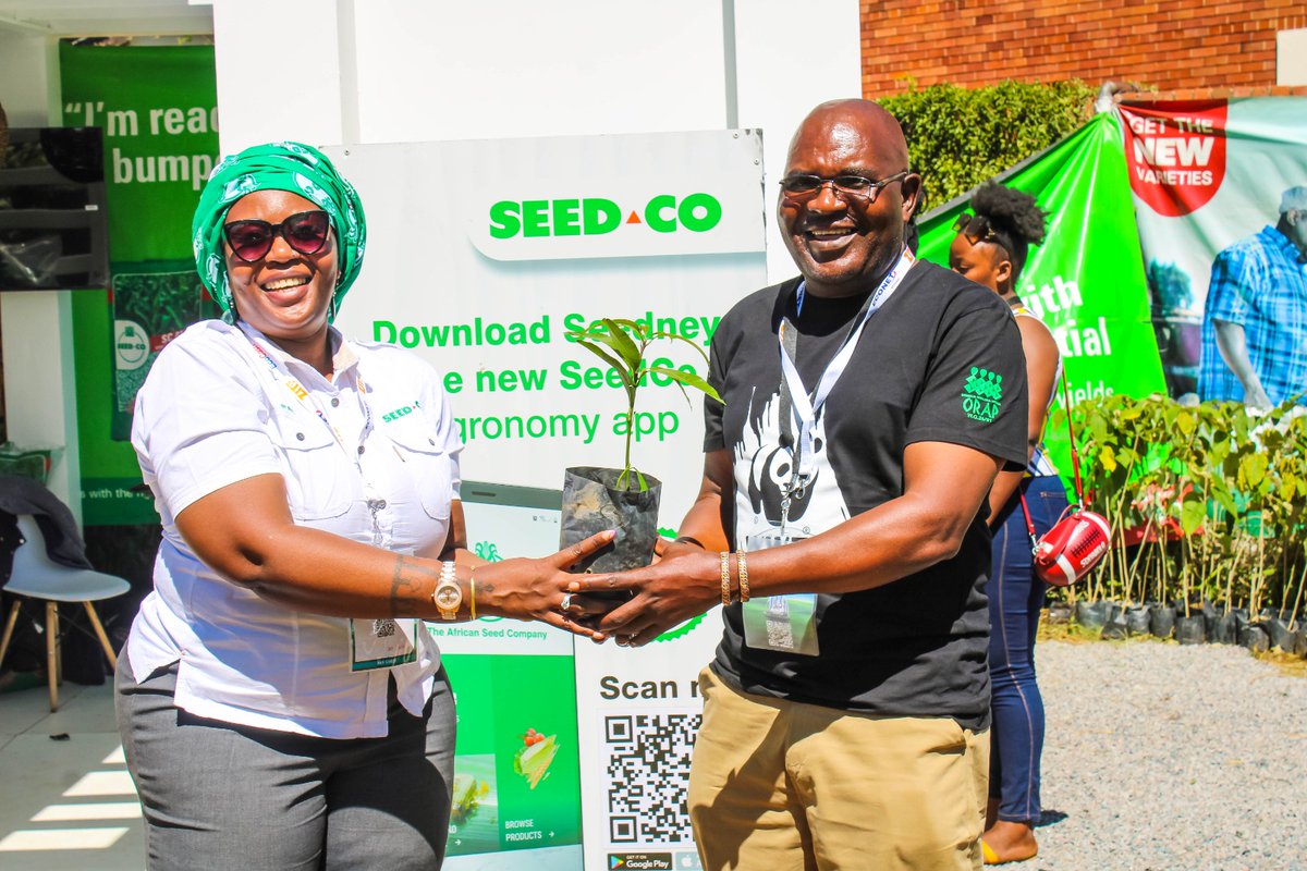 We went to @ZITF1. We had a beautiful stand. We showcased why we are the #1 African Seed Company. We gave away a 1,000 trees as part of our 85 years in business, the target is 85,000 trees. We are on a mission to regreen and reforest communities because green runs in our blood.