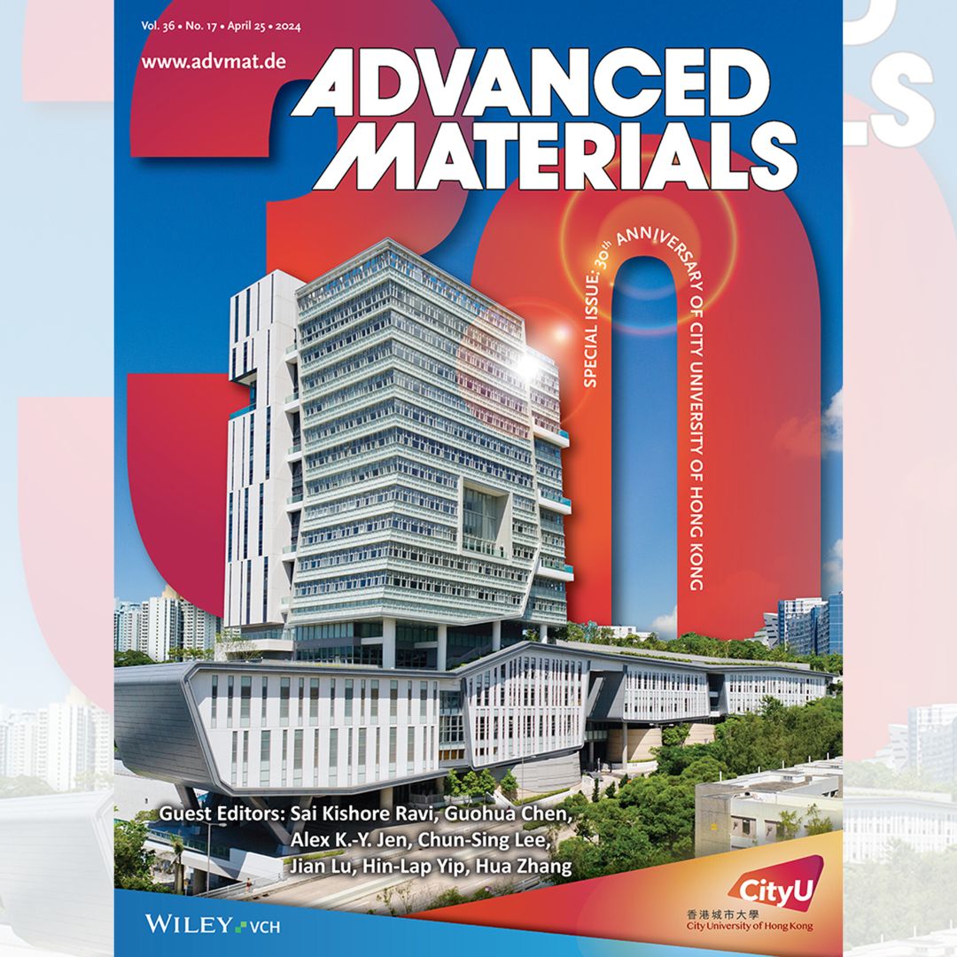 We're excited to share more details about the #CityU30thAnniversary special issue of Advanced Materials. The cover was created by our talented #designers at #CityUPress.

Check it out here @WileyGlobal:
onlinelibrary.wiley.com/toc/15214095/2…

#Celebrate #CityU30 #CityUPress #VisualCommunication