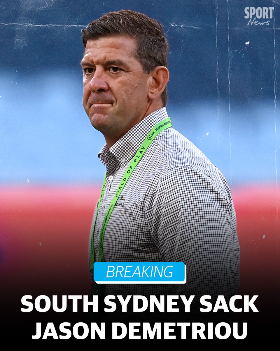 #BREAKING Jason Demetriou's time at South Sydney has come to an end. DETAILS: bit.ly/3xSFhHY