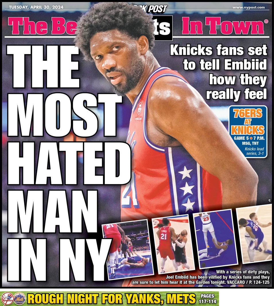 Good morning to the most hated man in New York