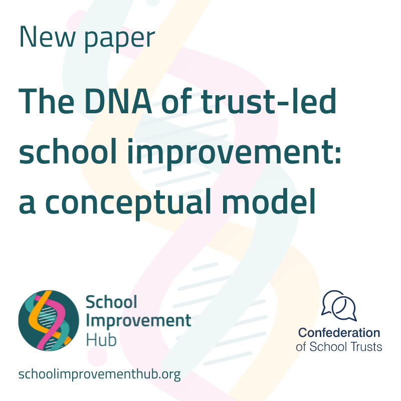In March 2023, we launched our inquiry into trust-led school improvement, drawing on expertise from a range of school trusts as well as experts in education evidence from other organisations. (🧵a thread) (1)