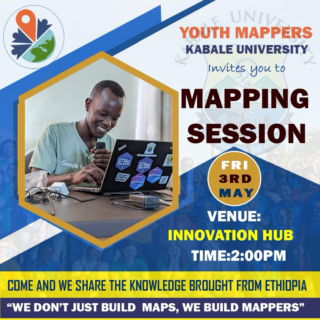 Following our 'Youth Mapping for Peace' PGIS workshops in Ethiopia, Denis Kasozi, who attended the workshop and is a 2024 YouthMappers leadership fellow, will be leading a mapping session.🥳 He'll also be sharing his learnings from the PGIS workshop in Ethiopia.🚀