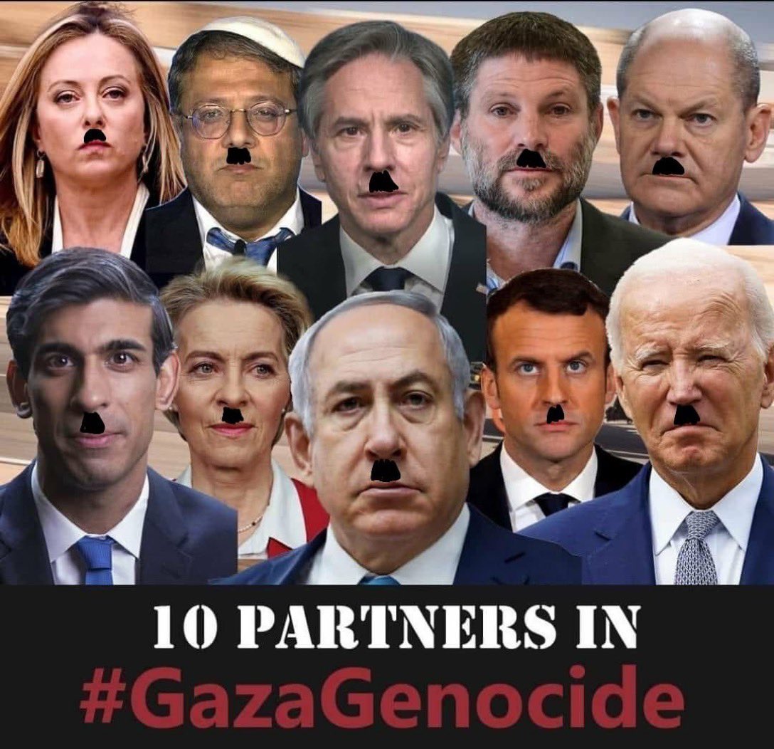 #IsraeliNewNazism
#EVILZIONISM
#NOTONATO
THE ICC must prosecute all of these monsters
