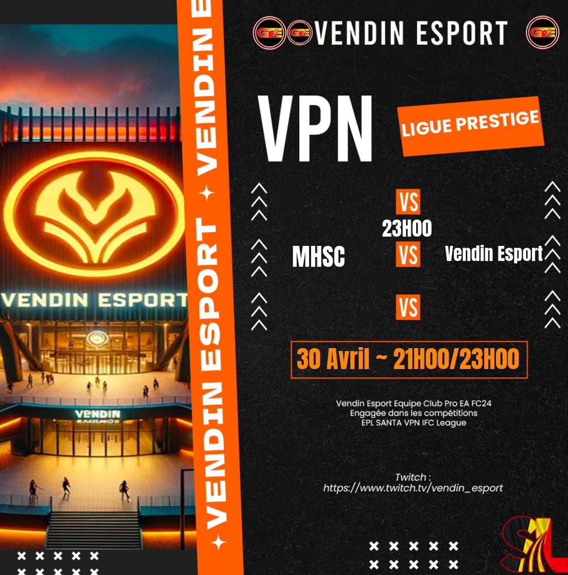 👋Salut à tous👋

⚽️Voici les matchs du jours pour cette soirée @IFCFTournament / <a href="/VPN_France_/">Virtual Pro Network 🇨🇵</a> ⚽️