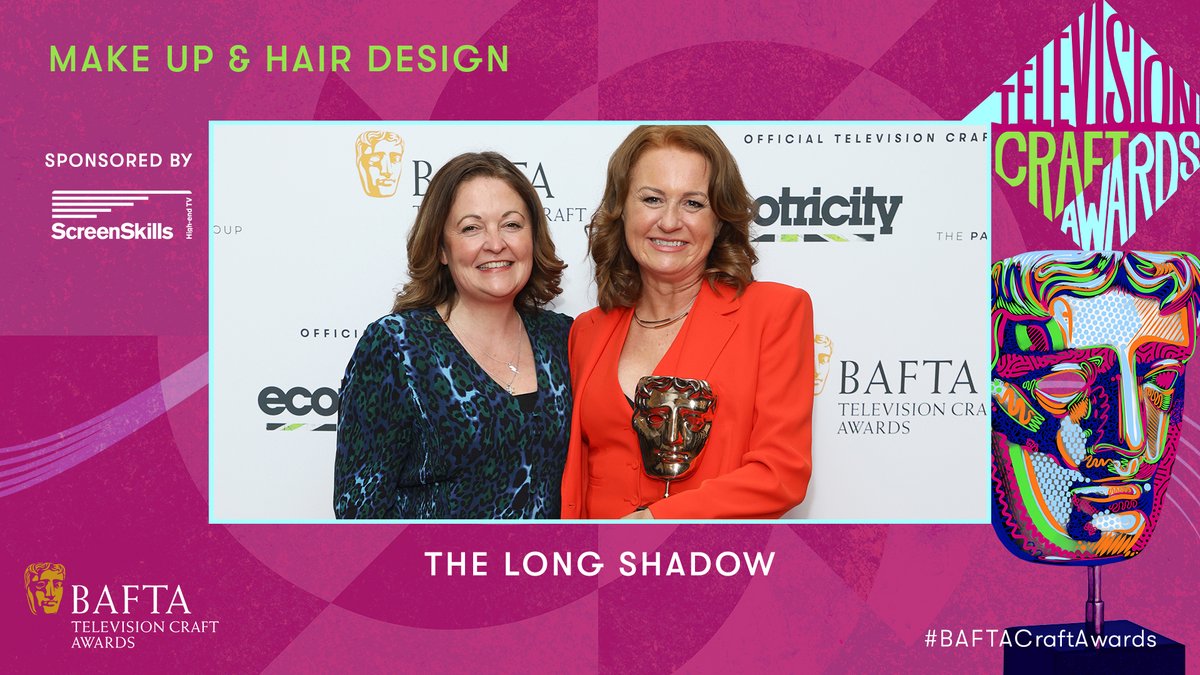 Congratulations Lisa Parkinson, for winning the BAFTA for Make Up and Hair Design this year, for #TheLongShadow, which our #HETVSkillsFund proudly supported!✨Congrats to all of the night's winners and nominees and a special thanks to those who contributed to our HETV Skills Fund