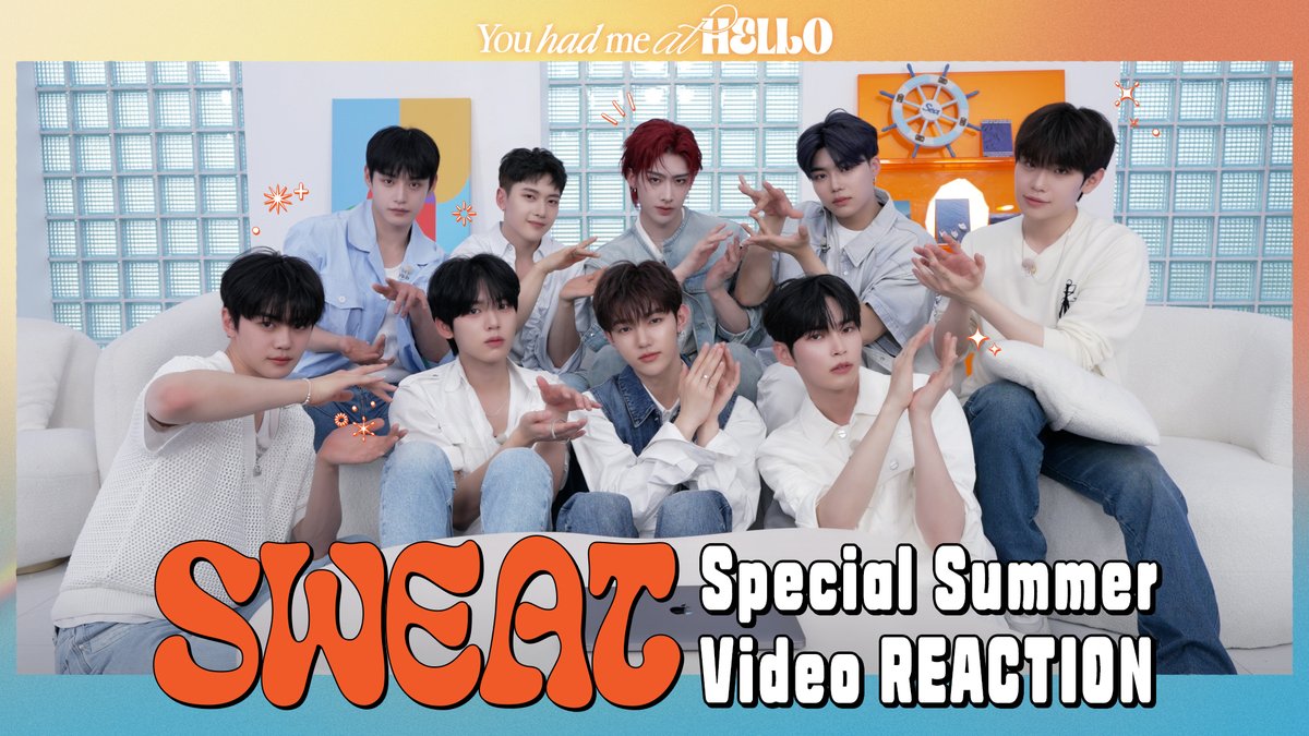 _📹 ZEROBASEONE (제로베이스원) 'SWEAT' Special Summer Video Reaction 🔗 youtu.be/ElOUtiVO0rM #ZEROBASEONE #ZB1 #제로베이스원 #You_had_me_at_HELLO #SWEAT #ZEROBASEONE_SWEAT