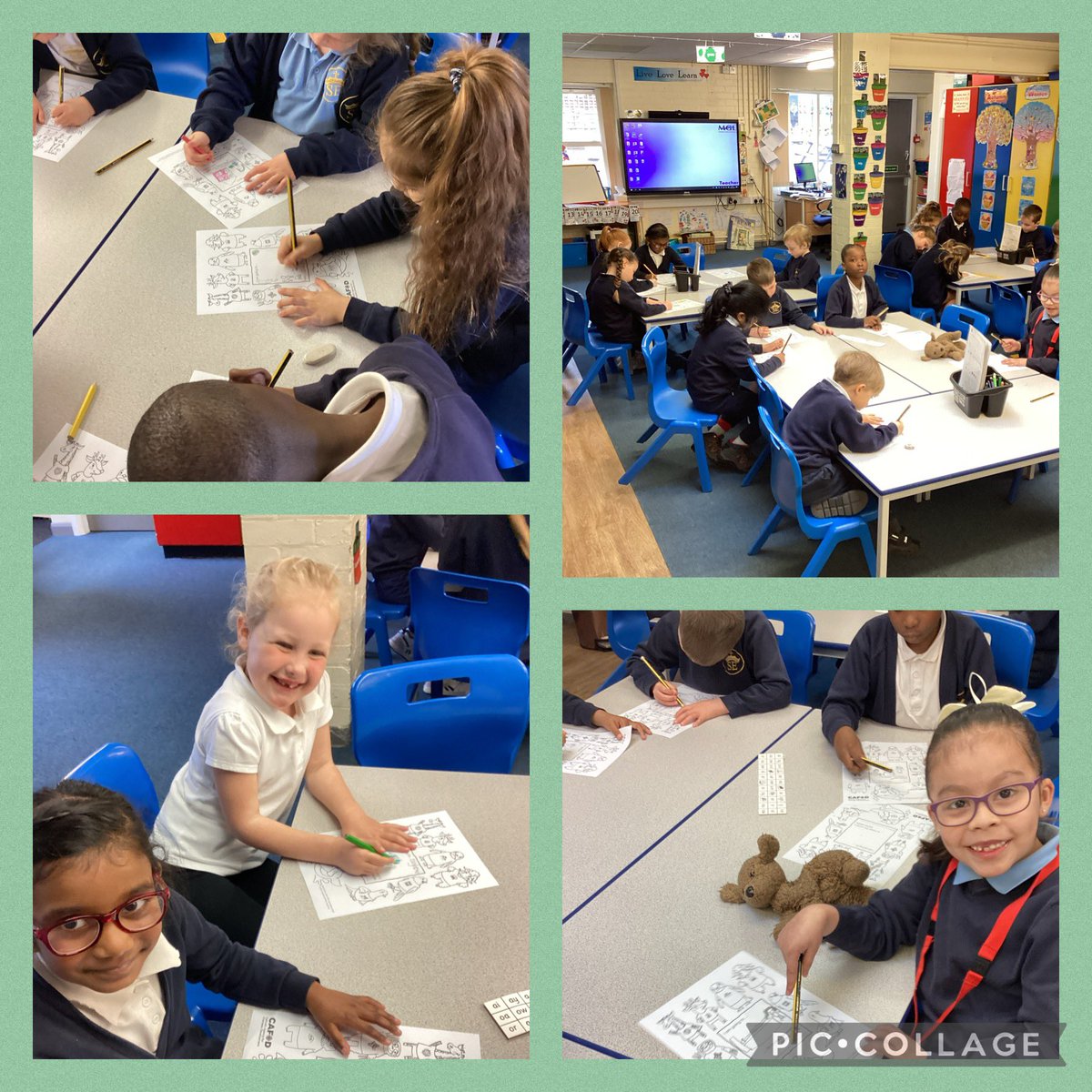 We came back to class and designed posters with our own ideas of what we can do to make the world a better place! The children had fabulous ideas like look after animals especially turtles that are endangered. Tidying up and taking care of each other #LiveSimply