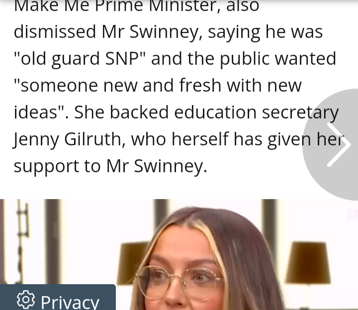 Kelly Given wants Jenny Gilruth to be First Minister! 😂🤣