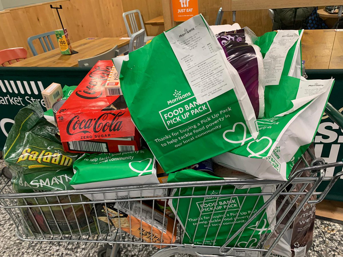 Thanks <a href="/Morrisons/">Morrisons</a> in sutton for generous donation which makes such a difference to those in need in our community <a href="/suttonfoodbank/">sutton foodbank</a>