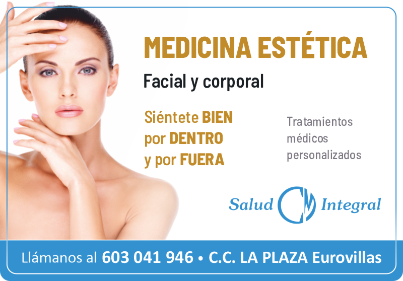 MEDICINA ESTÉTICA Facial y Corporal en Salud Integral
Siéntete BIEN por DENTRO y por FUERA

Tratamientos médicos personalizados
Infórmate: 603 041 946

👉publiz.es/home/116-publi…

#NuevoBaztán #CentroMédico #MedicinaEstética #Estética #salud #SaludIntegral #Eurovillas #medicina