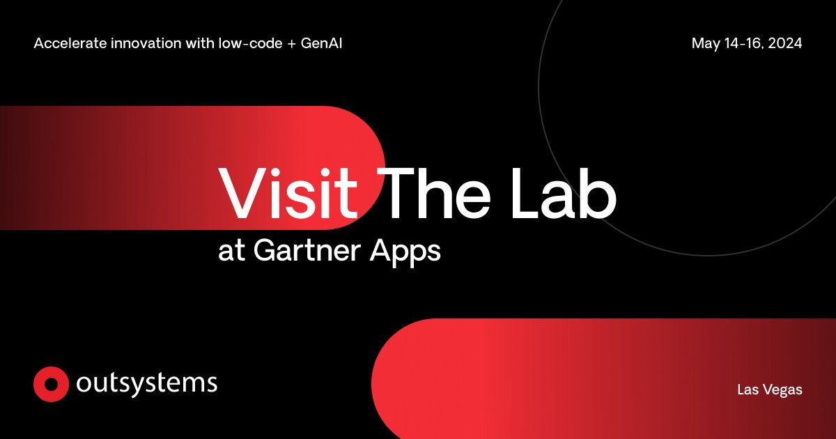 There’s no duo like #GenAI and #lowcode. 

See the power of both at #GartnerAPPS on May 14-16.

Visit the @OutSystems app lab for a demo! bit.ly/4bfNZP8