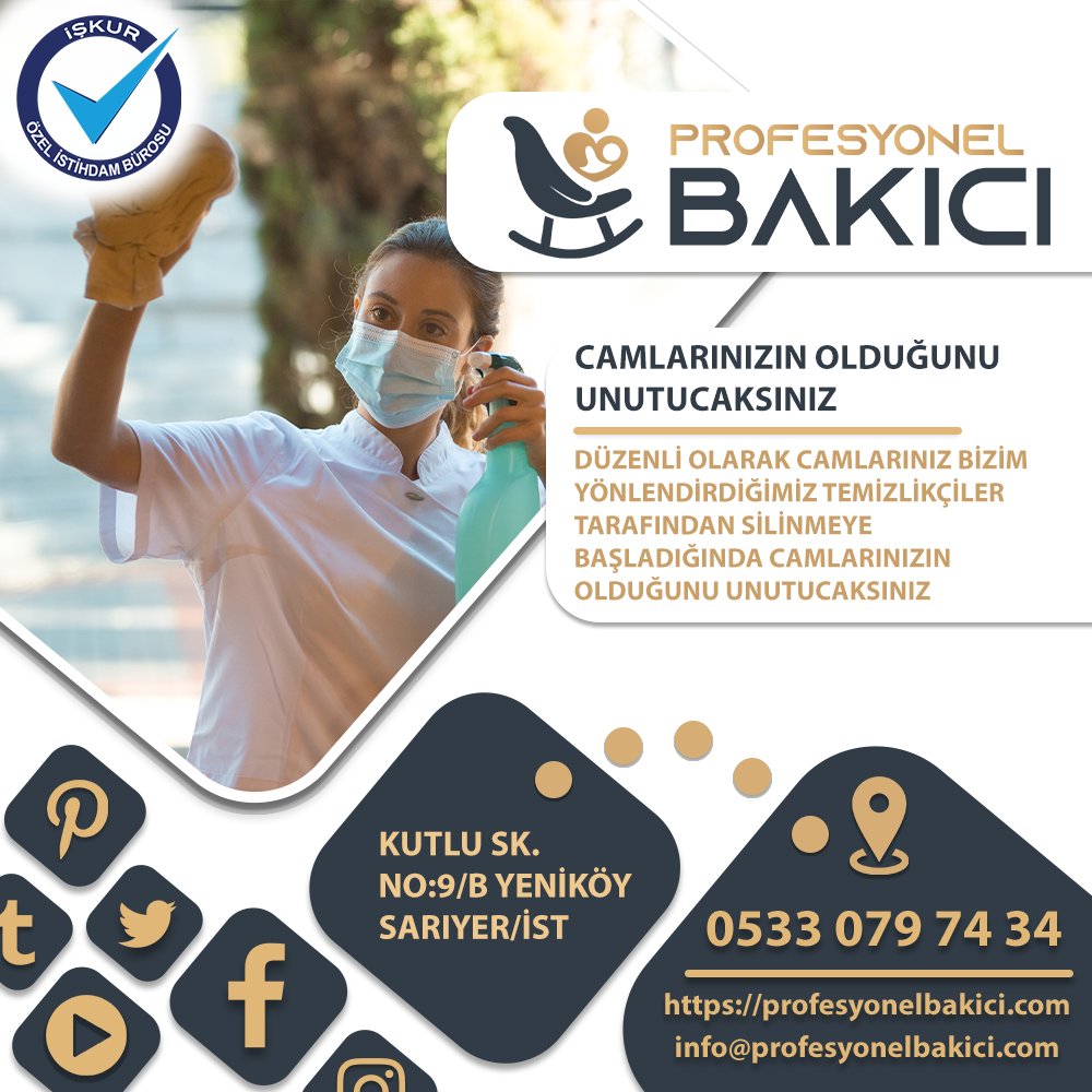 Profesyonel Bakıcı +905330797434
Camlarınızın olduğunu unutacaksınız

profesyonelbakici.com/eve-yardimci-b…

#temizlikçi #arapcabilen #yardimci #hizmetçi #evyardimcisi #yatiliyardimci #yabanciyardimci #temizlik #temizlikcibul #temizlikçikadın #gunduzlutemizlikci #izmir #afrikalıyardımcı