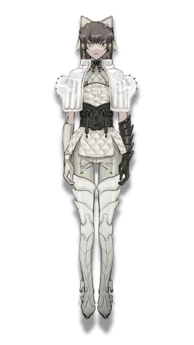 「standing thigh boots」 illustration images(Latest)｜2pages