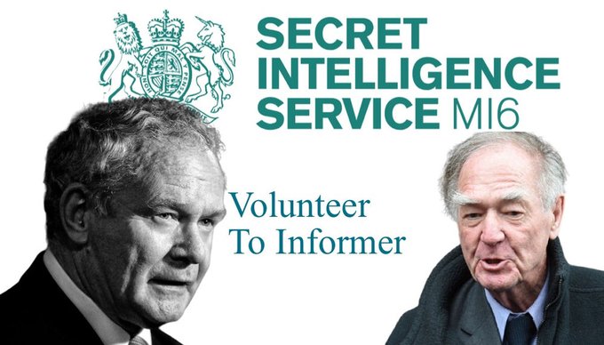 Martin McGuinness recruited by MI6 1986 when he was covertly recorded sexually assaulting female child...February 1993, Martin McGuinness had an unauthorized, 7 hour, one to one meeting, with MI6 Officer Michael Oatley at Brendan Duddy's house, I wonder did Martin wear Stockings!