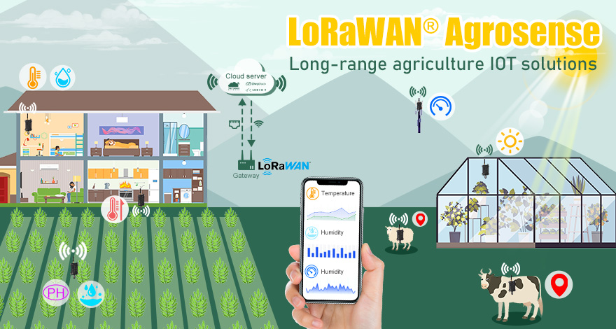 🔔Our much-anticipated #Agrosense-series #LoRaWAN® products have on the shelves!
The #Barometric Pressure/ RTD PT1000 #temperature / #Light Intensity/Air Temperature and #Humidity #Sensors already available，Agrosense is best Long-range #agriculture  IOT solutions for you!
link👇