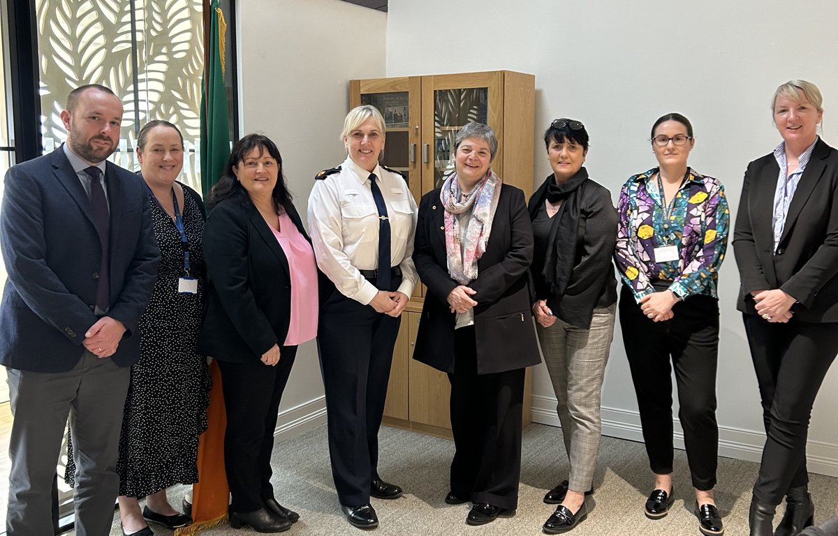 Oberstown Chair Koulla Yiasouma spent time with Garda Assistant Commissioner Paula Hilman and her team hearing about the Youth Diversion Scheme. We are grateful for the time taken discussing the processes with Koulla and we look forward to further collaboration. <a href="/gardainfo/">Garda Info</a>