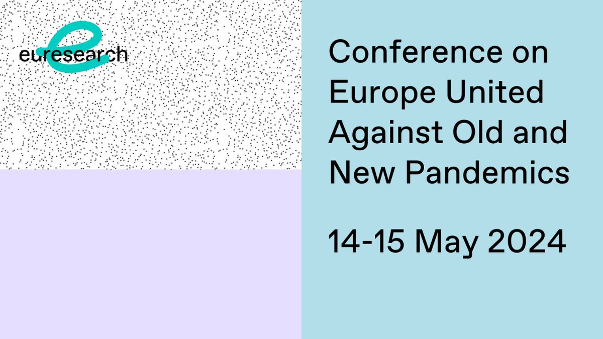 Last chance to join the 'Europe united against pandemics' conference! 2 days of lessons from COVID and global pandemic prep strategies. Experts worldwide share insights. Registration closes today, 30.4. Don't miss out if you're in the field! t.ly/w-Opb #HorizonEU
