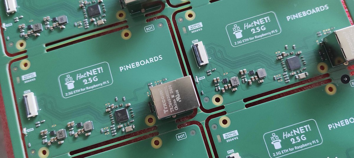 First Pineboards have arrived! On top of the silkscreen changes we did some other improvements too.

We’ll update the product pictures (once again…) when we get all of the SKUs later this week. We should have done ENIG last year, it looks so much better.