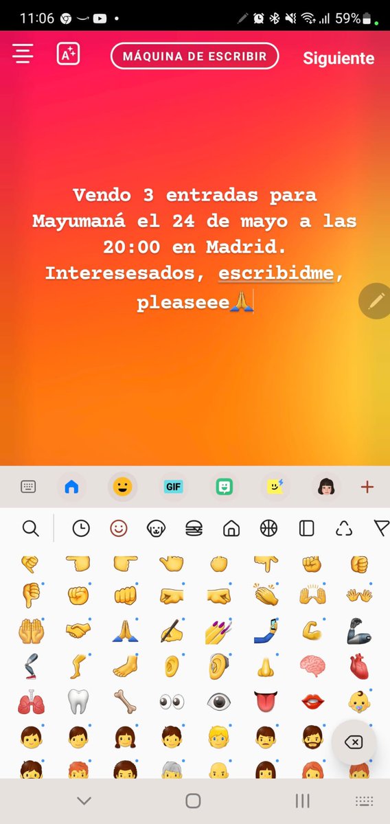 Sheiicaptain's tweet photo. Gracias🥰#mayumana #entradas #madrid https://t.co/Jc0XUpgFiU